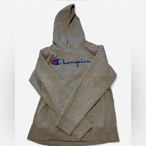 Champion Heather Gray Pullover Hoodie